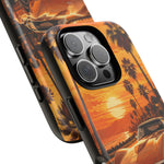 Orange Corvette C3 Stingray Sunset Palms Phone Case