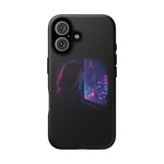 Girl at Window Night Cityphone Case | Tough Case