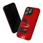 Red Sports Car C6 Z06 phone case | Corvette front view