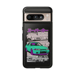 R32 Skyline GT-R Manga Style JDM Tough Phone Case Cover Gift