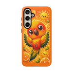 Sun Conure Kawaii Citrus Art Tough Phone Case