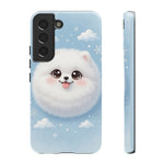 Samoyed Kawaii Snowball Chibi Art Tough Phone Case