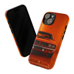 Orange Cuda Phone Case, 71 Classic Muscle Car Tough Cover
