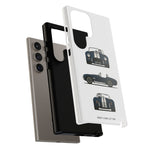1966 Cobra Blue White Stripe Roadster Tough Phone Case Cover