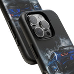 Camaro ZL1 Phone Case, Blue Track Smoke Studio Cover