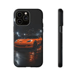 Orange C6 Neon Car Meet Tough Phone Case