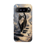Piano Cat walking on keys Tough Case | Phone cover, musical cat art