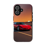 Red C4 ZR-1 King of the Hill Art Tough Phone Case