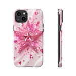 Pink Glitter Star Tough Case | Sparkle Phone Case