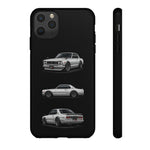 Silver Hakosuka Skyline Classic Sports Car Tough Phone Case for JDM Fans