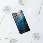 Cobia Reef Phone Case, Shaft of Light Ocean Fishing Tough Cover