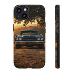 57 Bel Air Phone Case, Turquoise Classic Car Country Road Cover