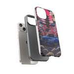Bayside Blue Skyline Phone Case, Cherry Blossom Torii Tough Cover