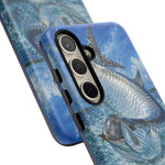 Tarpon Jump Phone Case, Fly Fishing Flats Tough Cover for Anglers