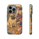 Guilty French Bulldog Phone Case, Confetti Watercolor Cover