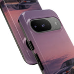 Sunset Skyline GT-R R32 phone case | car reflection, purple dusk