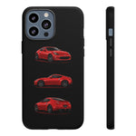 Red 370Z Sports Coupe Tough Phone Case for JDM Enthusiasts