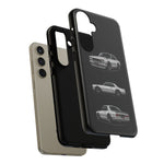 Silver Hakosuka Skyline Classic Sports Car Tough Phone Case for JDM Fans