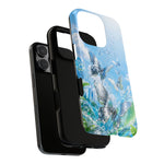 Copy of Silver Butterflies Tough Case | Blue Sky Water Droplets Phone Cover