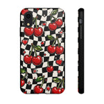 Cherry Checkerboard Classic Art Tough Phone Case
