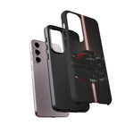Camaro ZL1 Phone Case, Black Red Racing Stripe Studio Cover, Gift