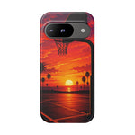 Basketball Court Sunset Phone Case | Tough Phone Case