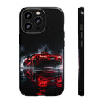 Z06 C8 Phone Case, Red Smoke Studio Reflection Cover