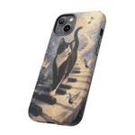 Piano Cat walking on keys Tough Case | Phone cover, musical cat art