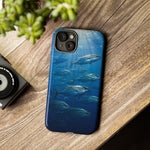 Amberjack School Phone Case, Open Water Sunlight Tough Cover
