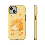Orange Tabby Loaf Kawaii Chibi Pet Cat Art Tough Phone Case