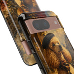 Poodle in Beret Phone Case | Vintage Paris Café Illustration