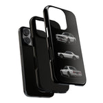Silver Hakosuka Skyline Classic Sports Car Tough Phone Case for JDM Fans