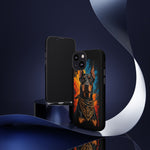Doberman Bandana Portrait Tough Phone Case - Color Splash