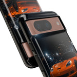 Orange C6 Neon Car Meet Tough Phone Case