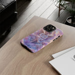 Cherub Cloud Throne Phone Case, Pastel Marble 3D Render Cover