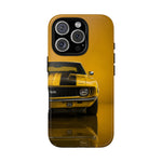 Classic Camaro SS Phone Case, Yellow 69 Muscle Car Cover, Gift for Guys