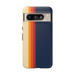 Retro Rainbow Stripe Phone Case | Tough Phone Case