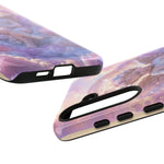 Cherub Cloud Throne Phone Case, Pastel Marble 3D Render Cover
