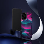 2 Rounds Canada Retina Artwork Vaporwave Phone Case – Landscape Aesthetic