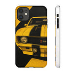 Z28 Yellow Camaro Retro Poster Tough Phone Case