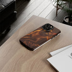 Burmese Golden Sable Portrait Art Tough Phone Case