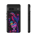 Neon Parrot Cocktails phone case | Tough Cases
