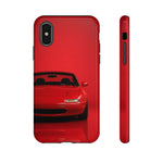Red Miata Phone Case, NA MX5 90s JDM Roadster Tough Cover