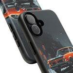 1966 GTO Orange Rainy City Tough Phone Case Cover Gift Art