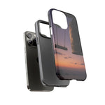 Temple Bell Sunset Phone Case Japan Zen Tough Case
