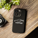 MR2 White Side Silhouette JDM Tough Phone Case Cover Gift