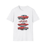 1965 Olds 442 Muscle Car T-Shirt | Classic Red Illustration