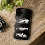 R32 Skyline Phone Case White, Three-View Vector Cover, Gift GTR Fans