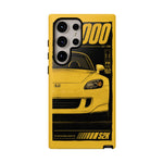 S2000 Spa Yellow Retro 90s JDM Car Tough Phone Case