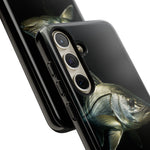 Snook Fishing Phone Case, Saltwater Portrait Black Cover, Gift